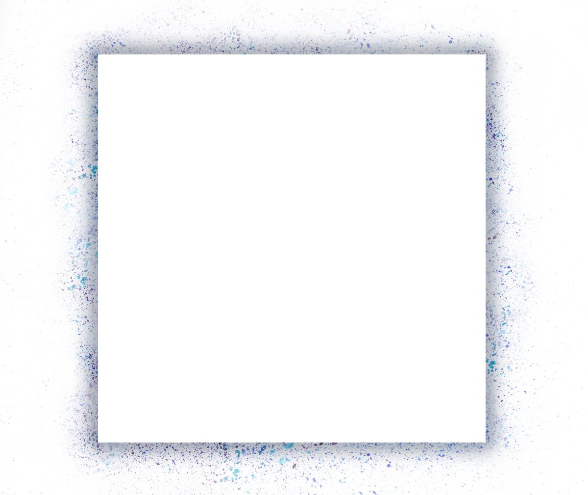 Белая тонкая рамка