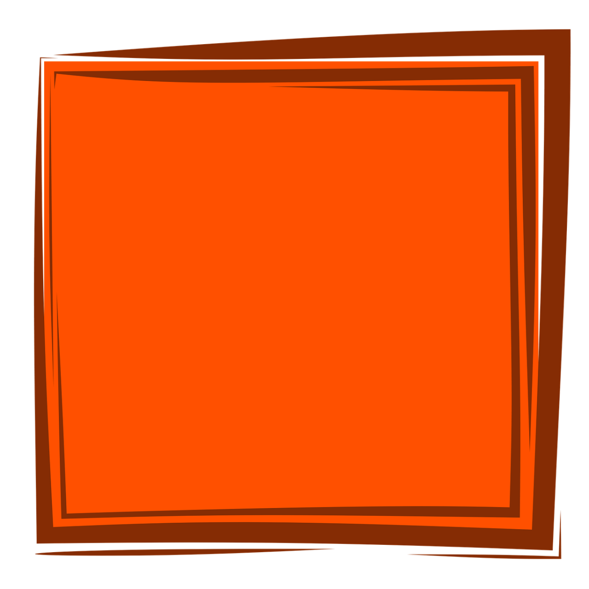 Оранжевая рамка для фотошопа
