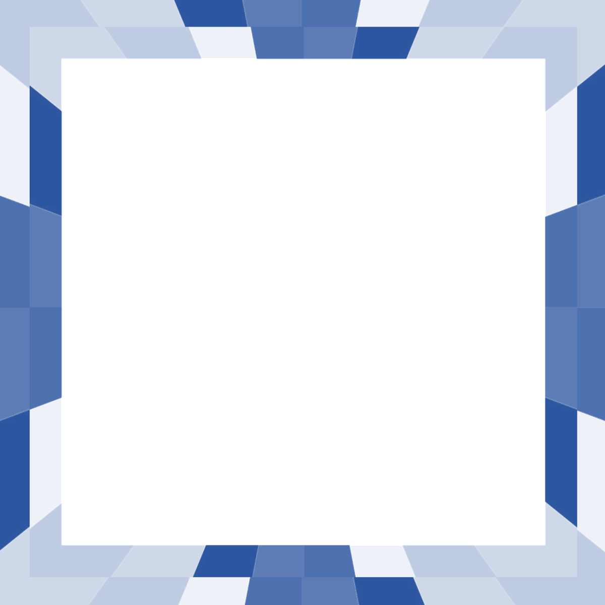 Рамка синяя