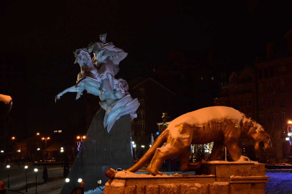 Ночной Владикавказ