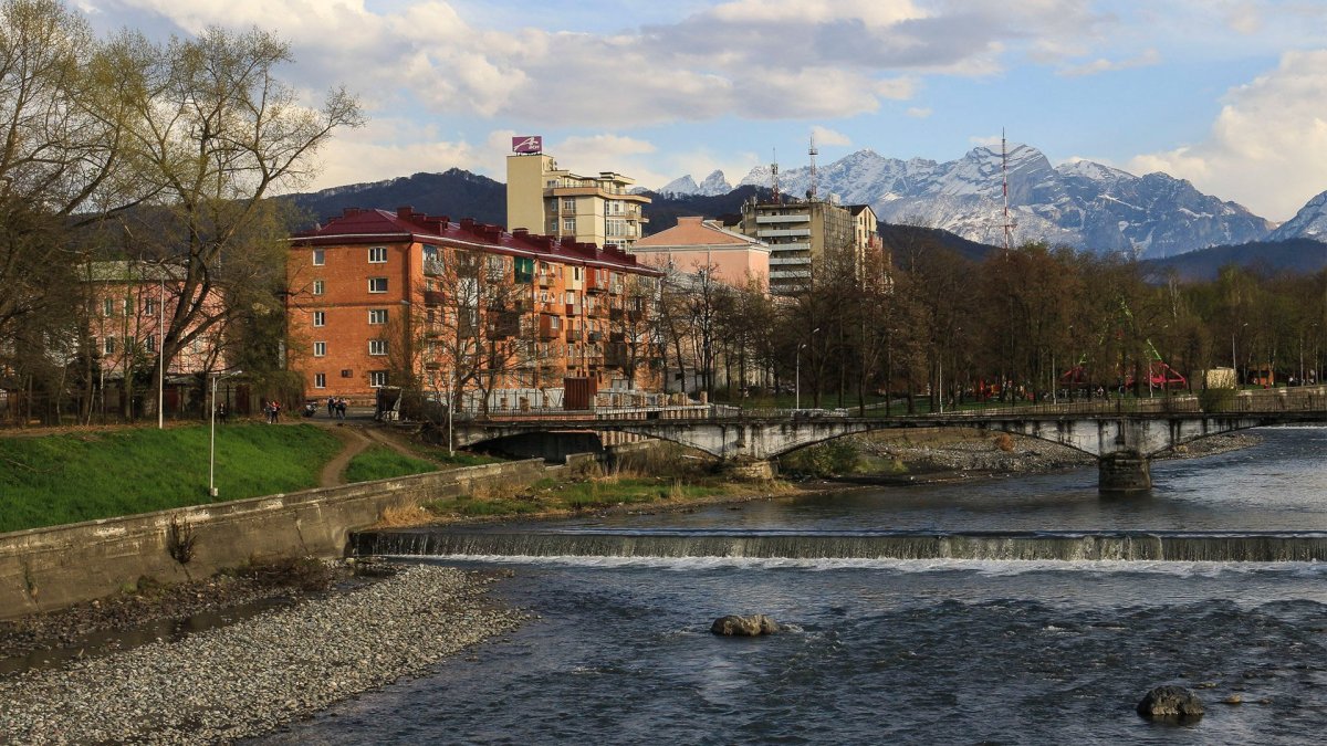 Владикавказ набережная Терека