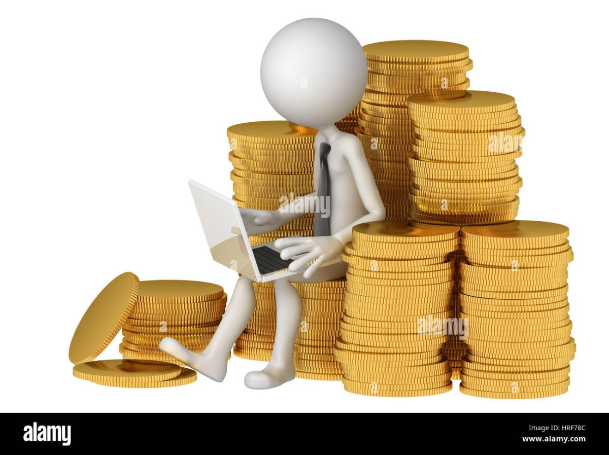 Человечек с деньгами