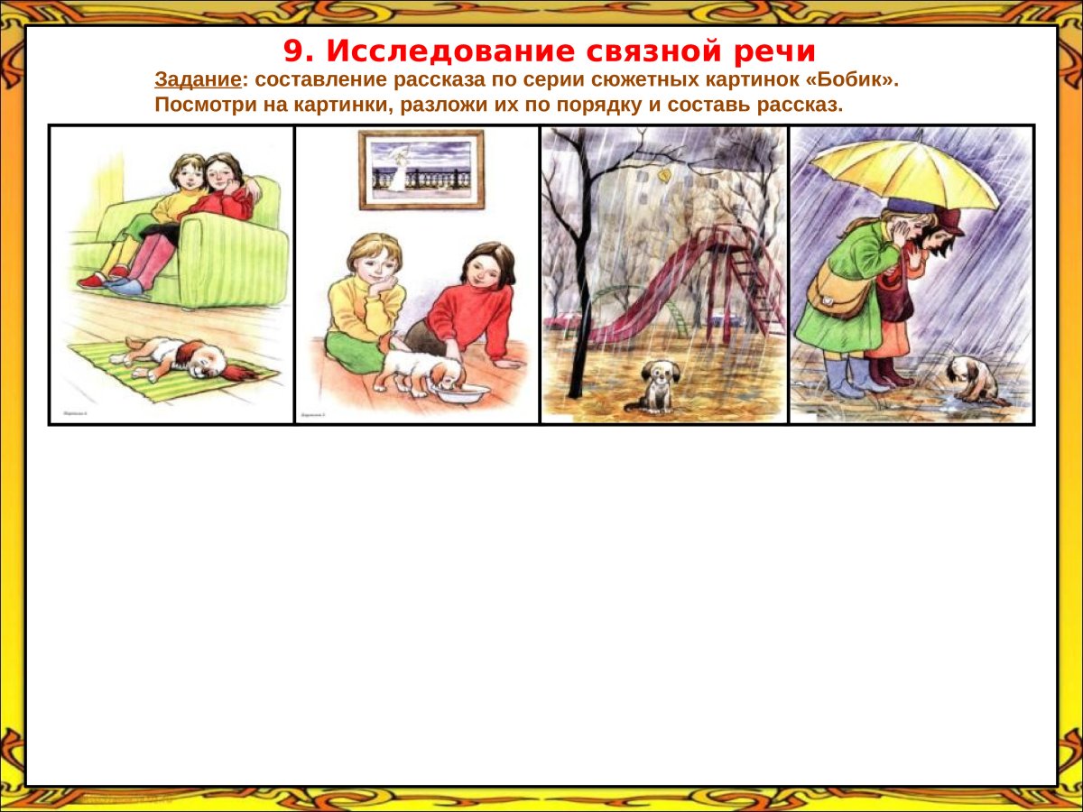 Исследование Связной речи