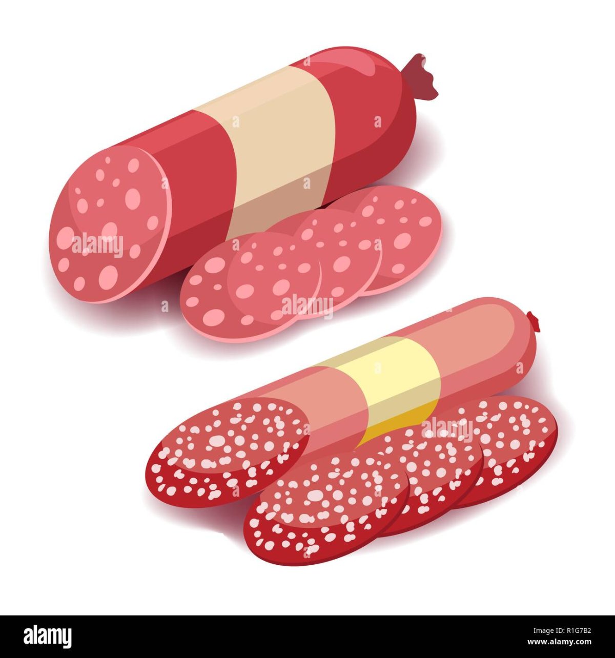 Колбаса вектор