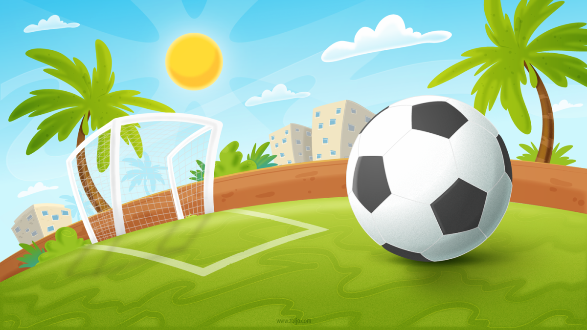 Футбольное поле вектор