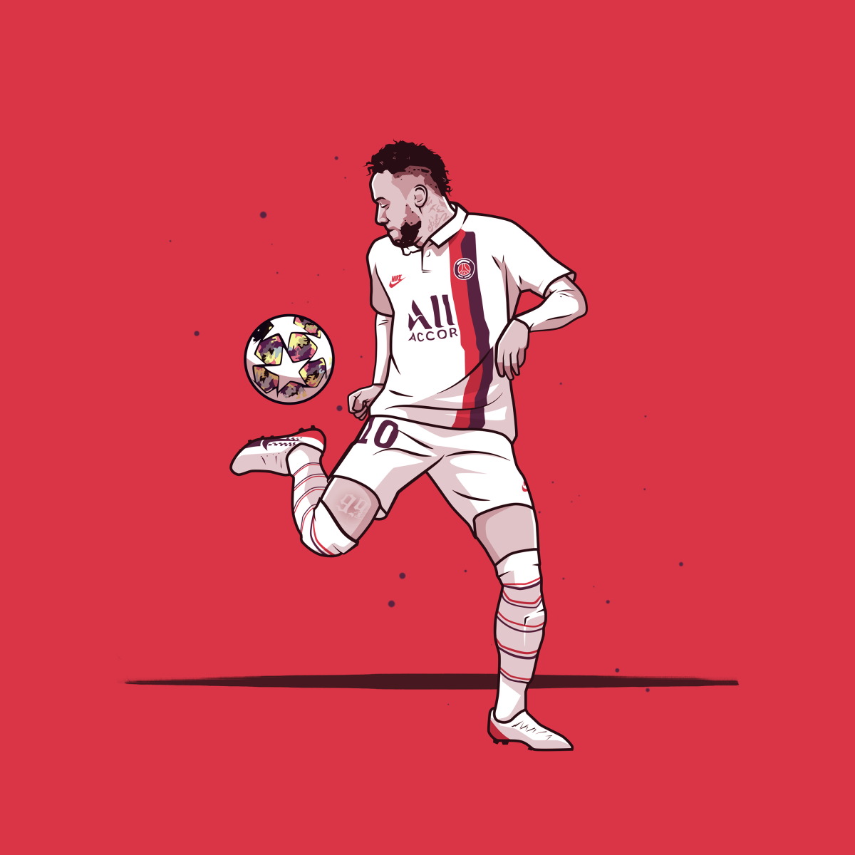 Футбол арт Минимализм