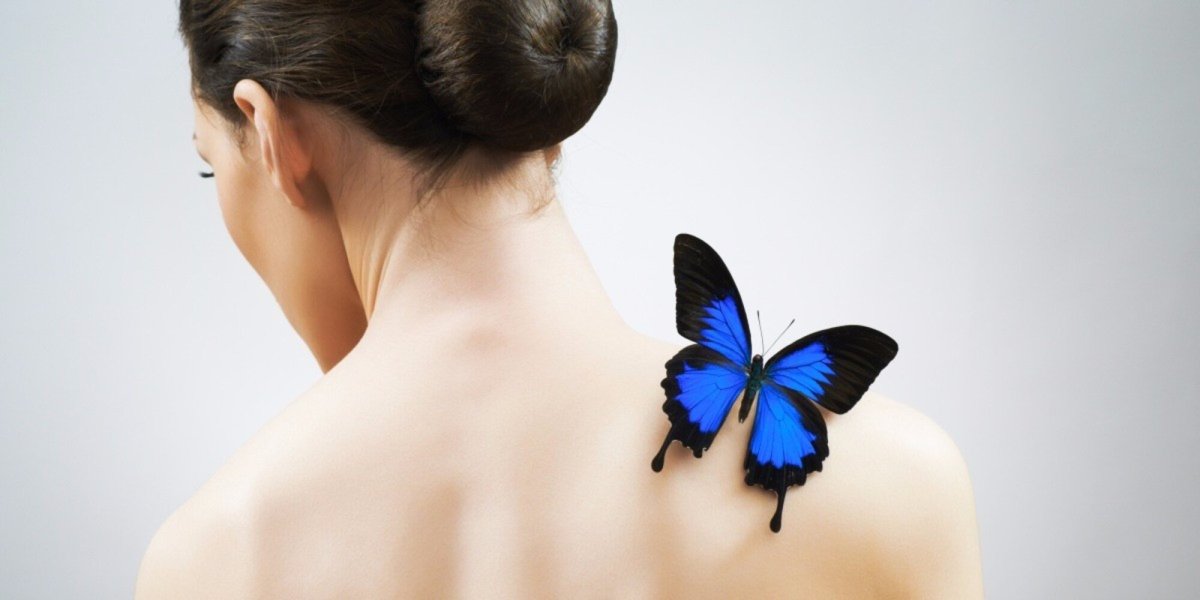 Женщина бабочка