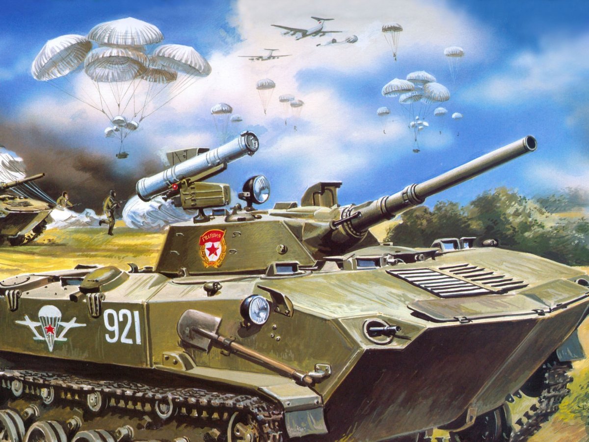 Конверт в военном стиле