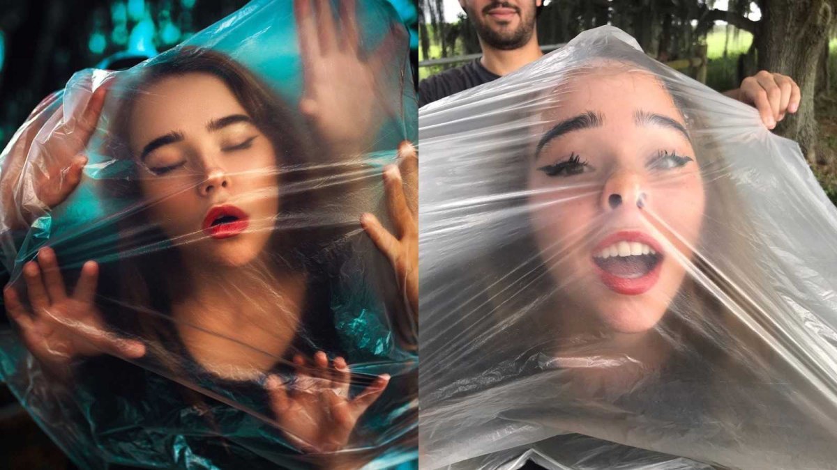 Фотосессия с пленкой