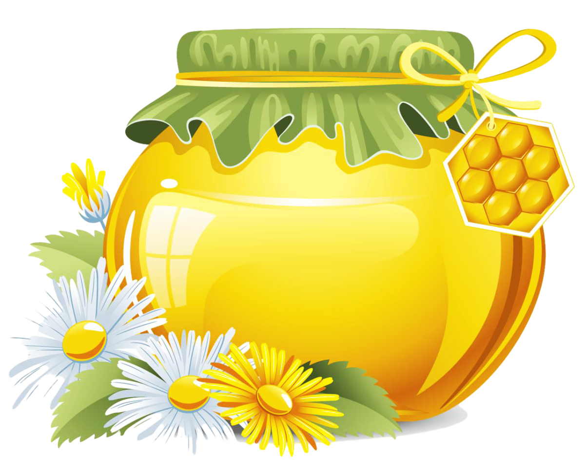 Композиция с банкой меда