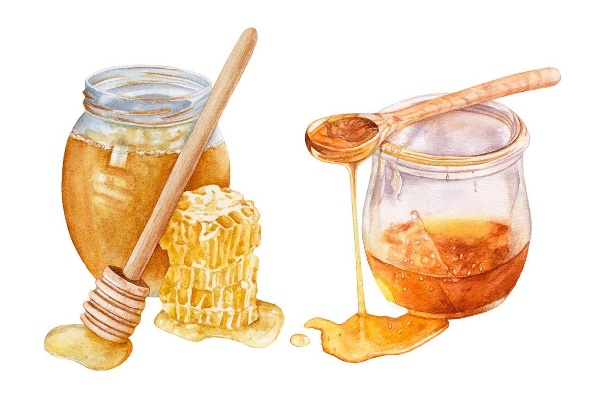 Банка меда для детей