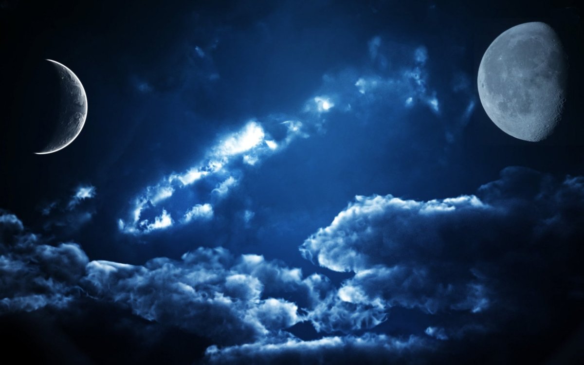 Красивая Луна