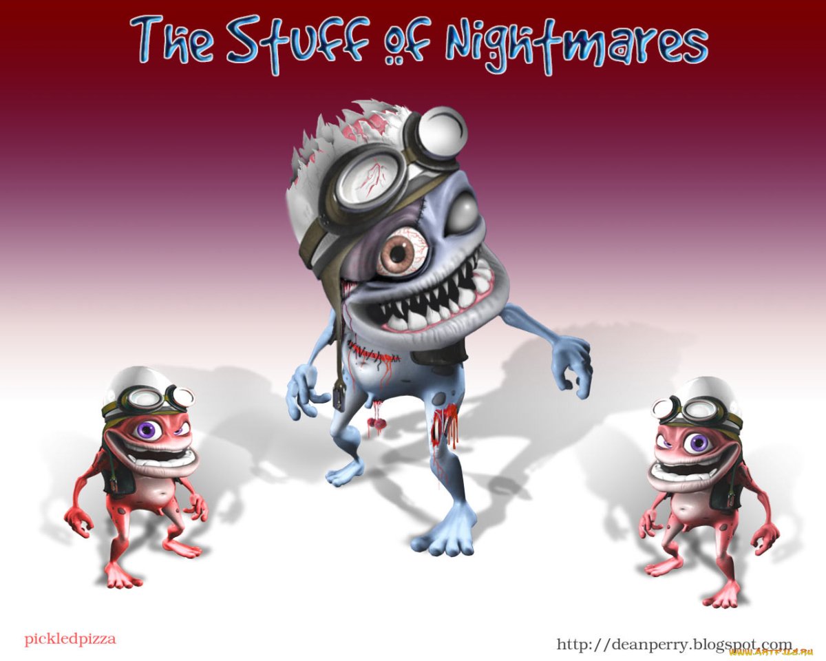 Сумасшедшая лягушка и робот