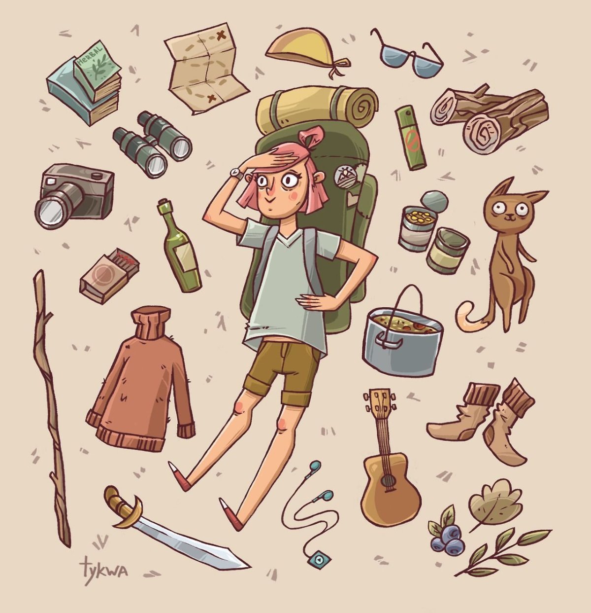 Хобби иллюстрация