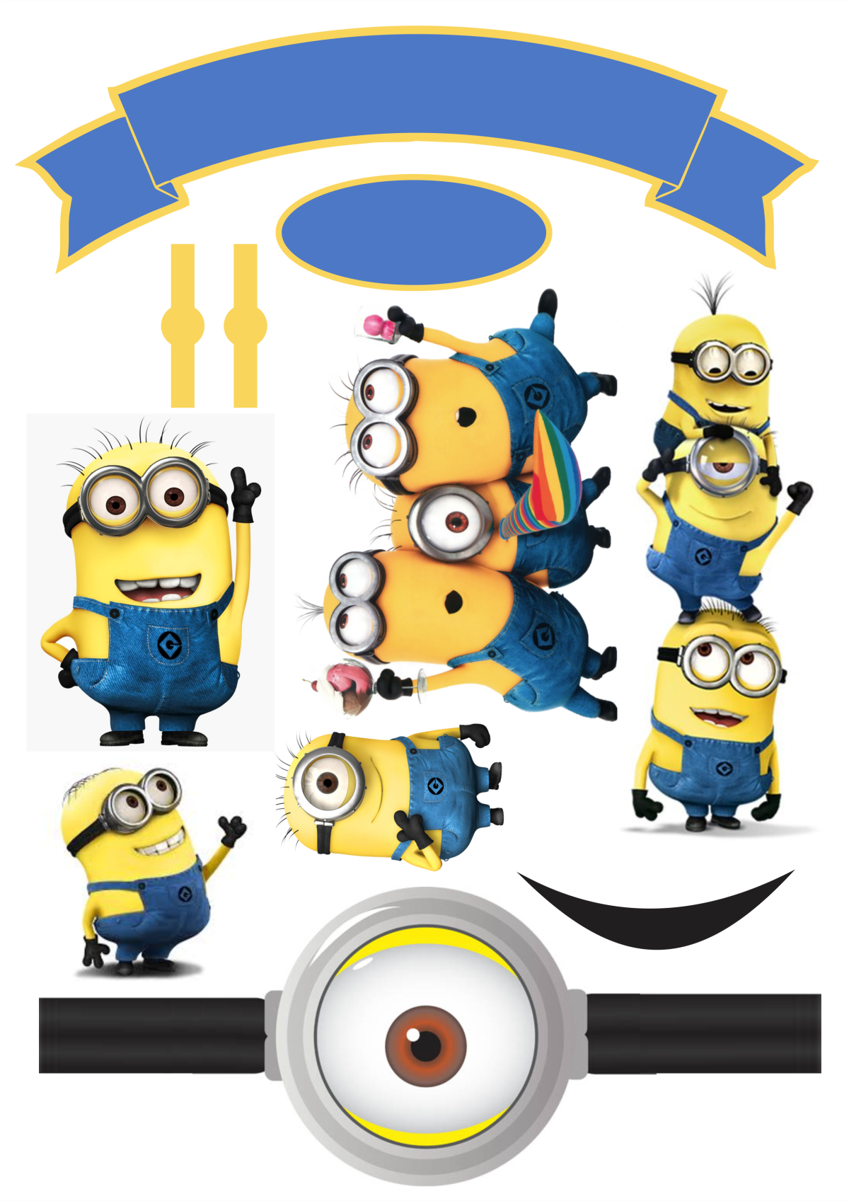 Миньоны для печати