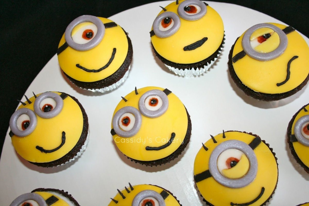 Миньоны печать на торт