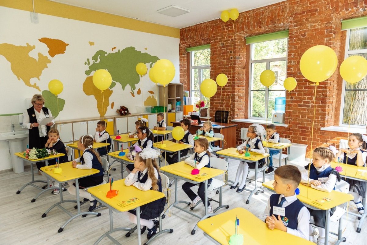 Класс в частной школе