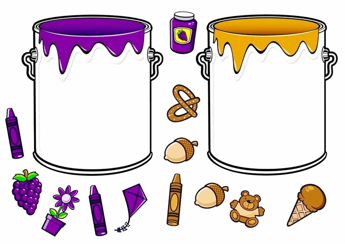 Цифры с изображением предметов