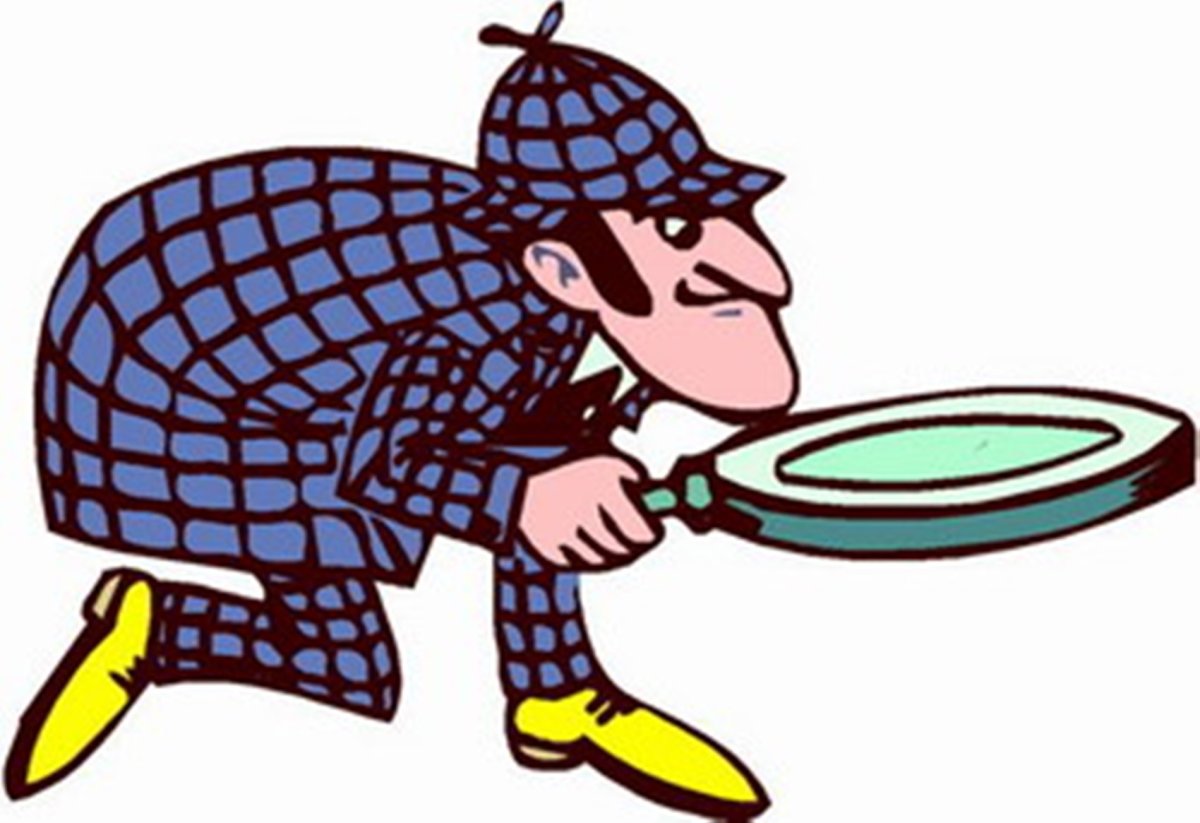 Сыщик на прозрачном фоне