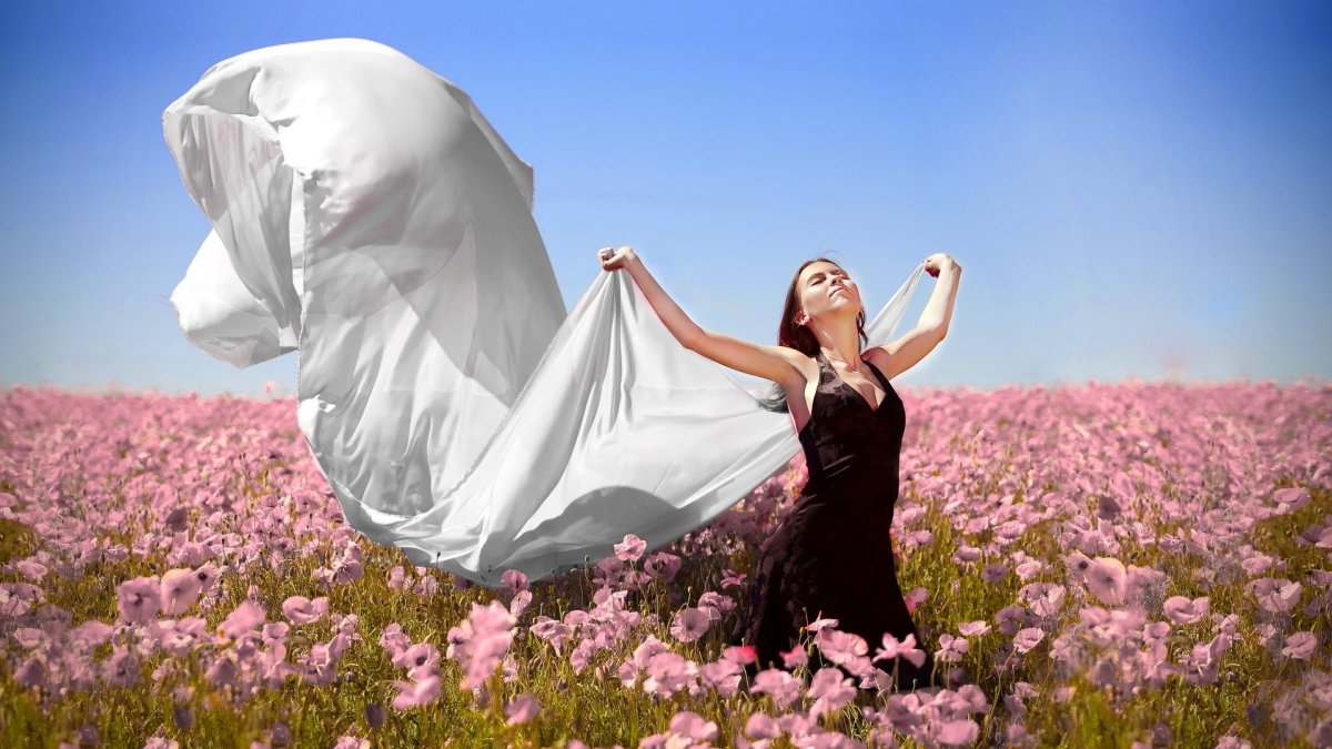 Счастливая девушка