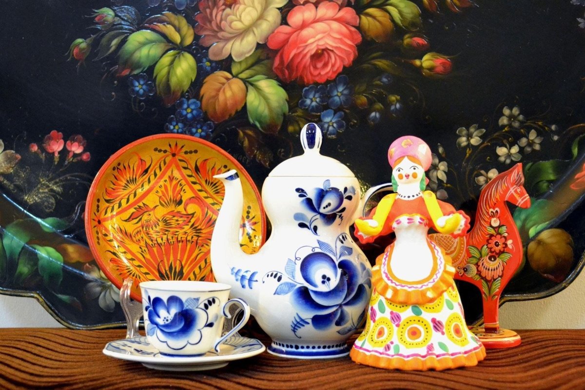 Хохлома Гжель Жостово