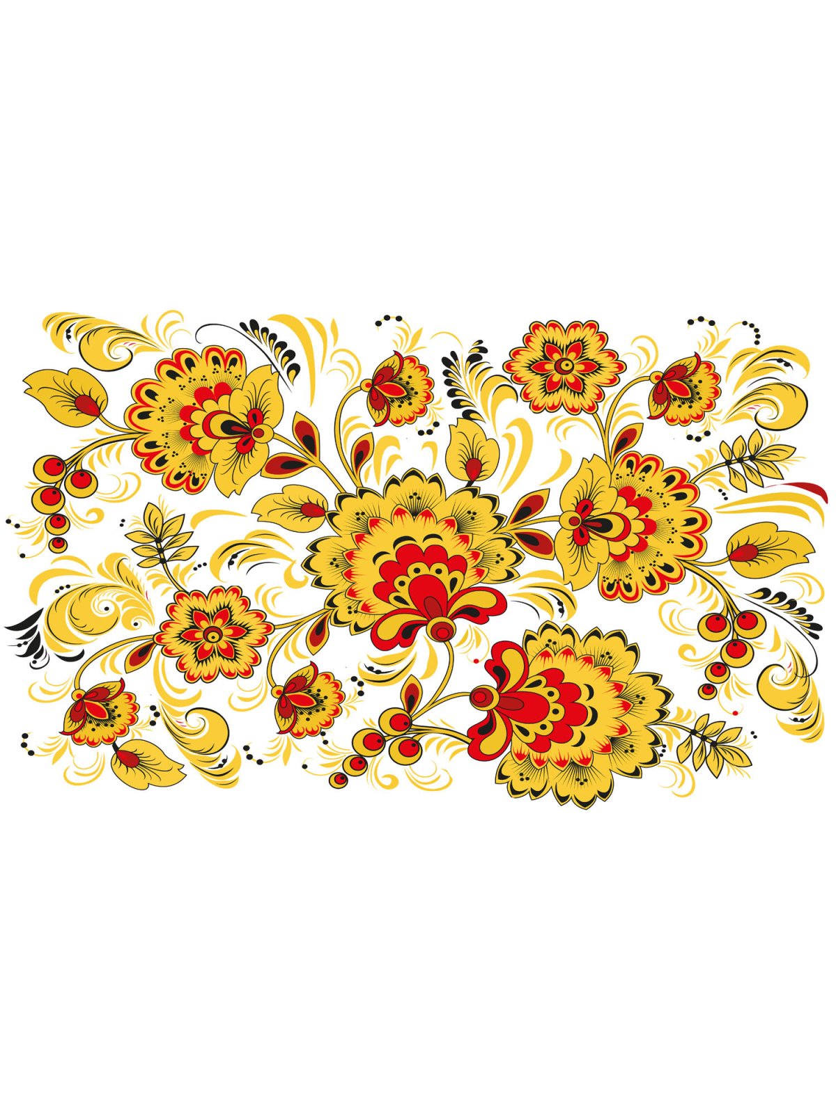 Золотая Хохлома надпись