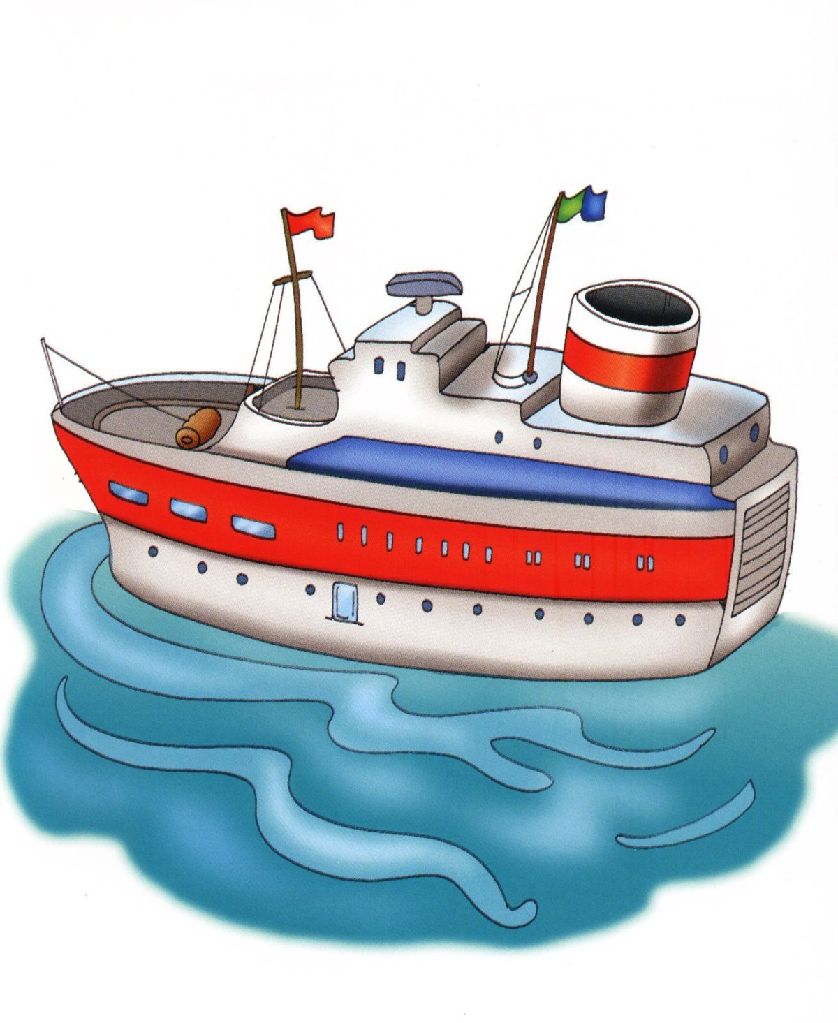 Пароход картинка для детей