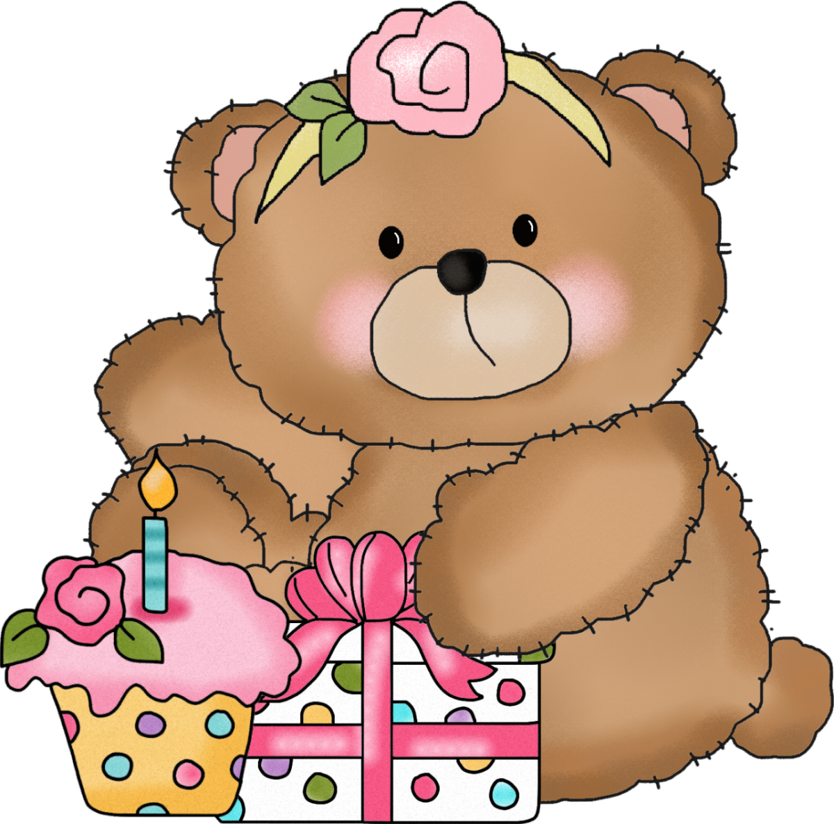 Малыш в коляске мультяшный