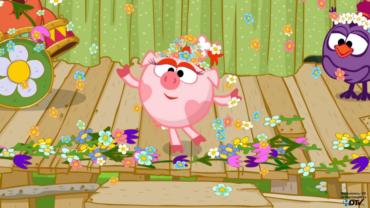 Герой мультика Смешарики Нюша