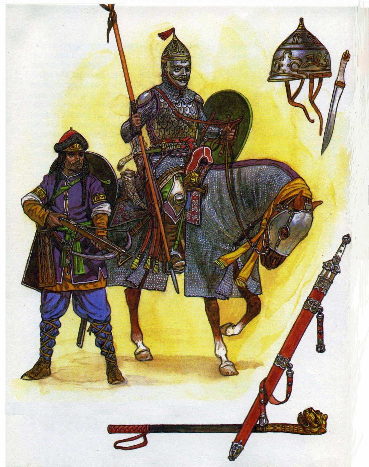 Новгородский дружинник 15 века