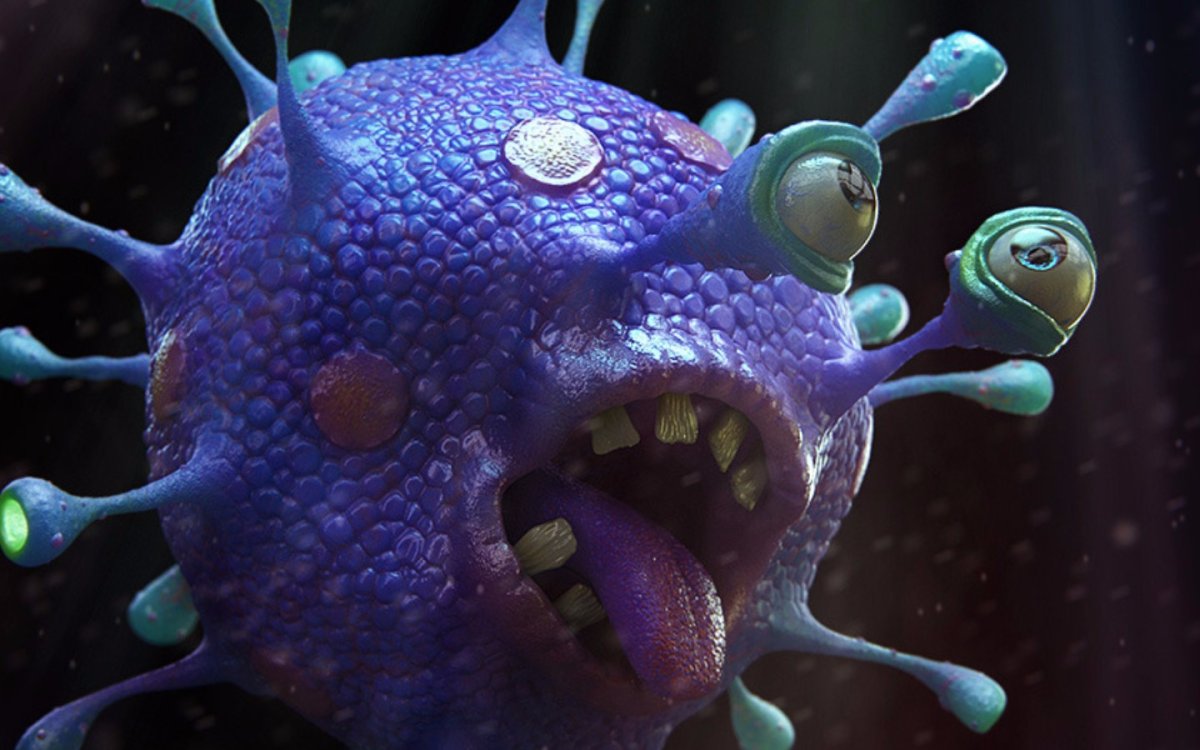 Микробы под микроскопом для детей