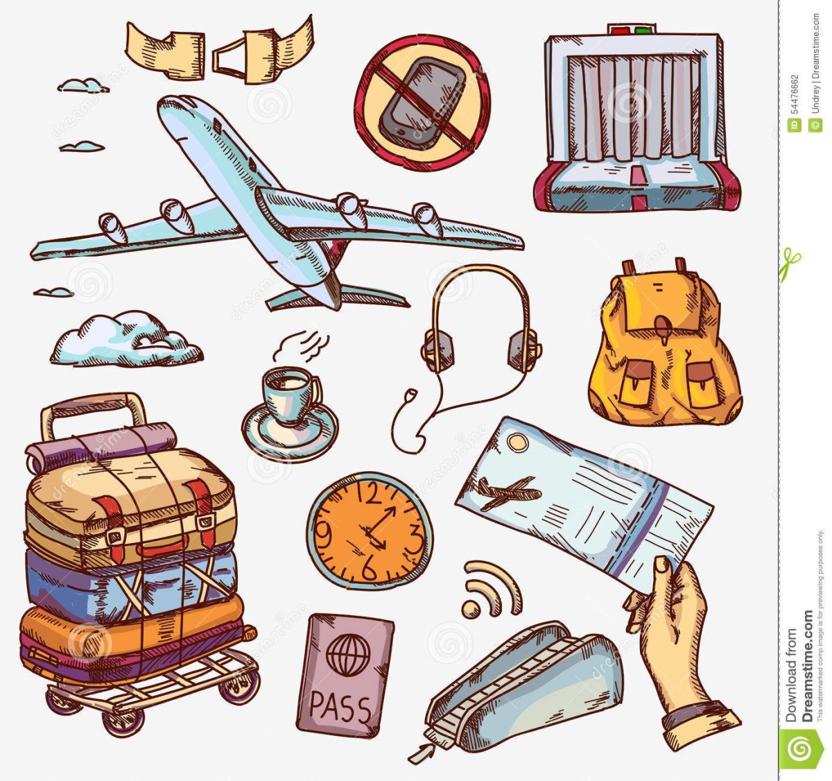 Стикер "путешествие"