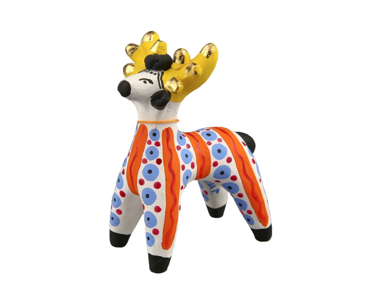 Контур дымковской лошадки