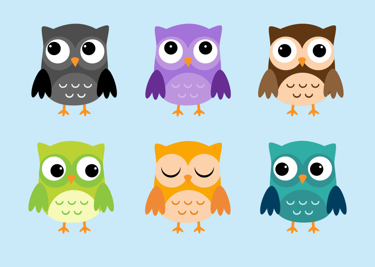 Мультяшная Сова девочка