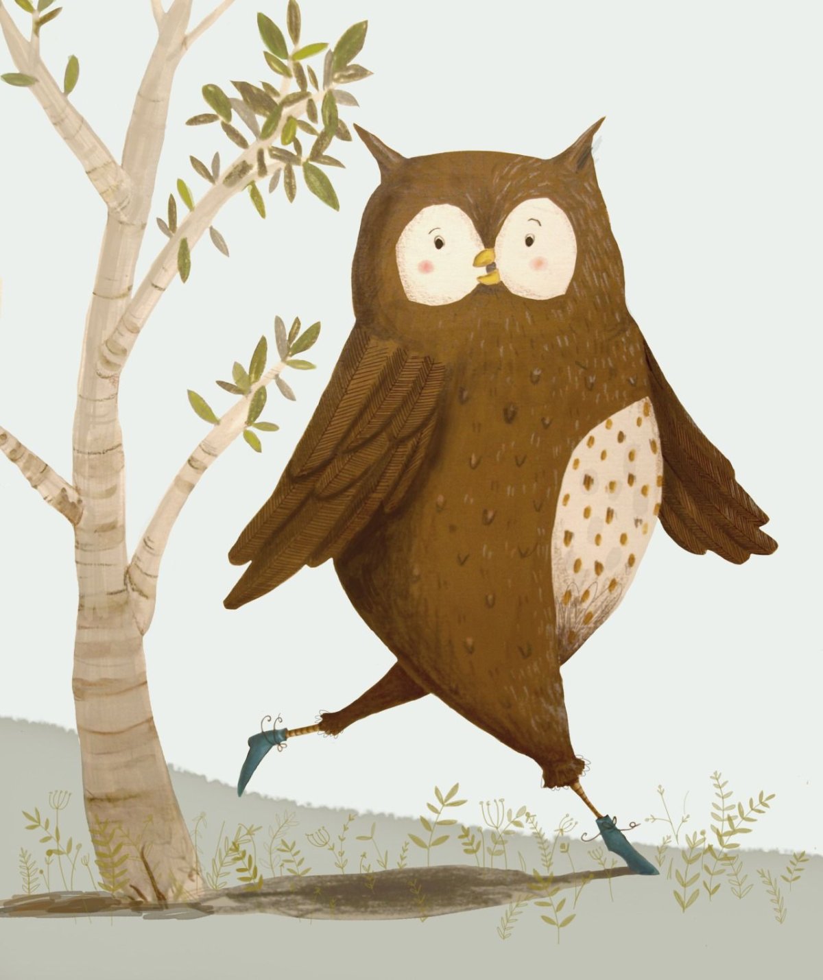 Гарри Поттер Сова Букля арт