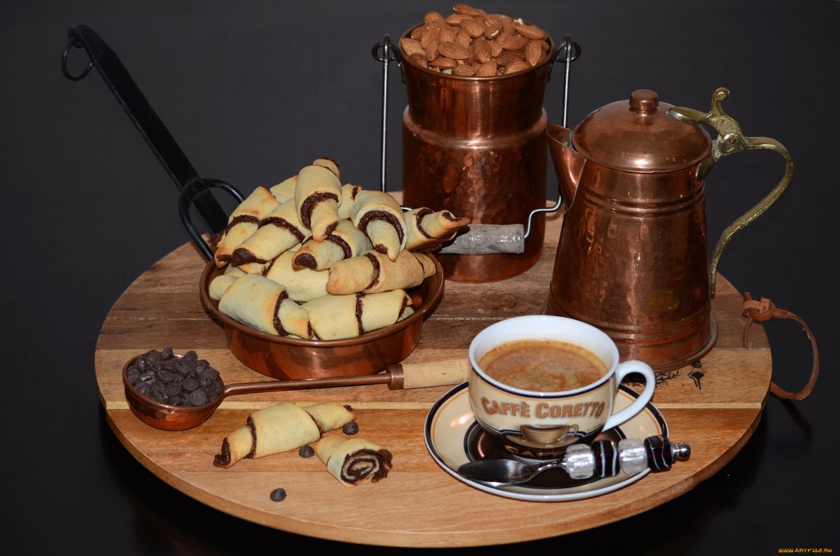 Натюрморт с кофе и шоколадом