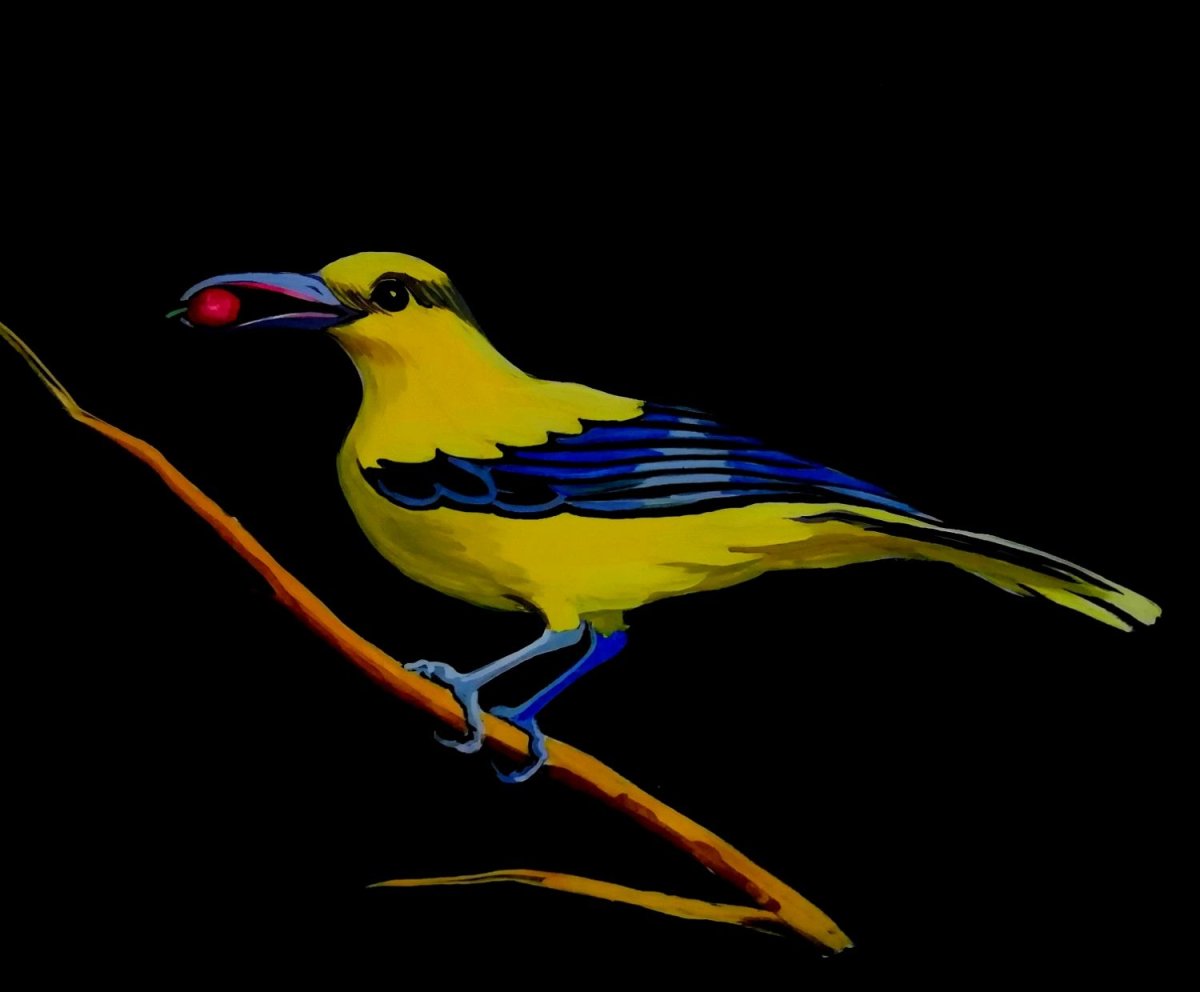 Желтая птичка в Питере