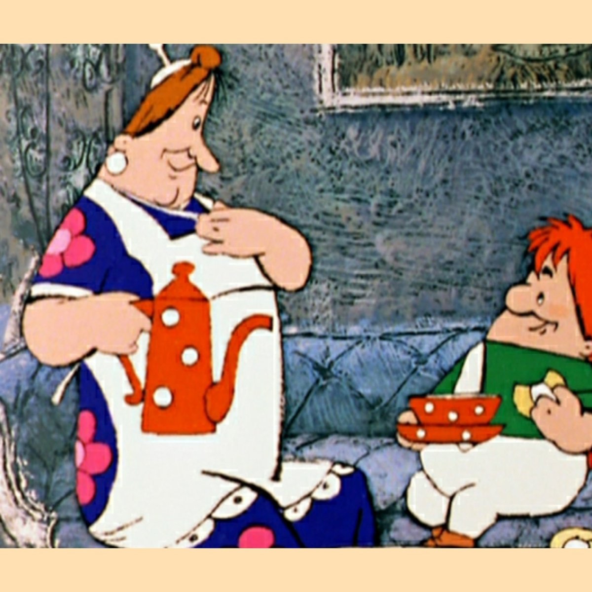 Карлсон мультфильм домомучительница