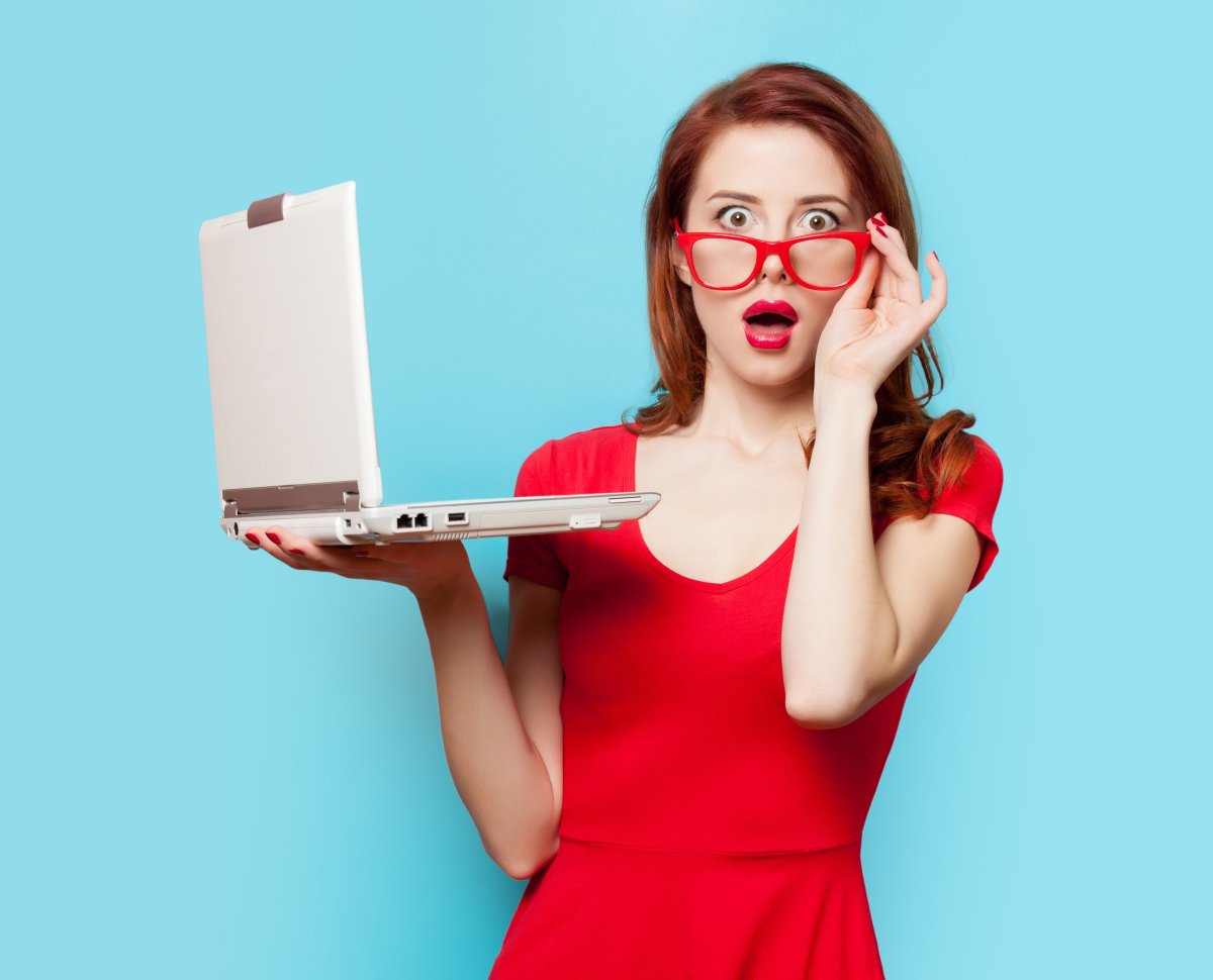 Женщина в шоке