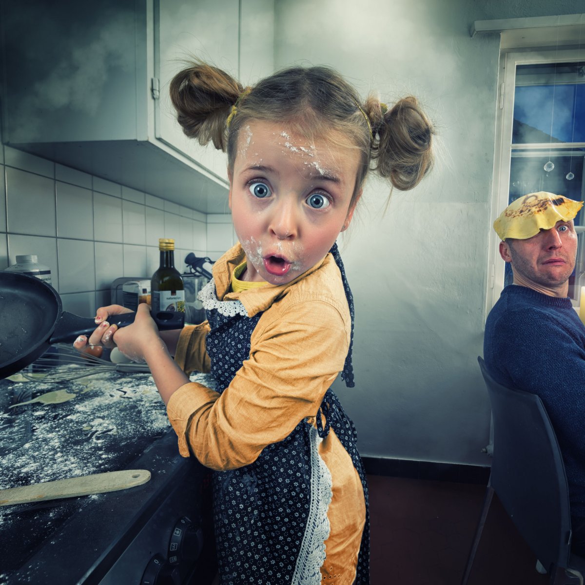 Удивленная женщина