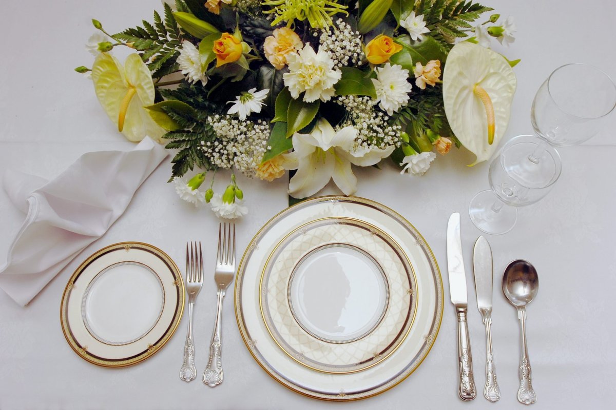 Сервировка стола к обеду технология