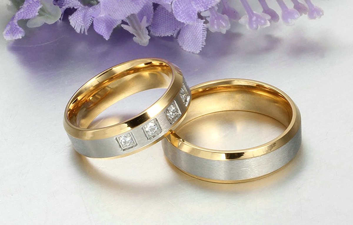 Серебряные обручальные кольца парные