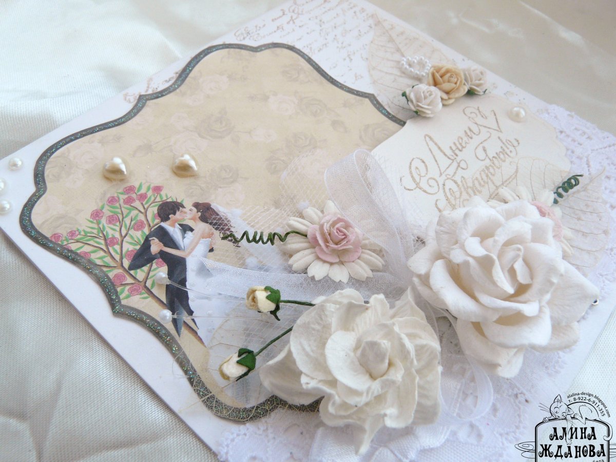 Монета позолоченная Свадебная монета "любви и счастья"