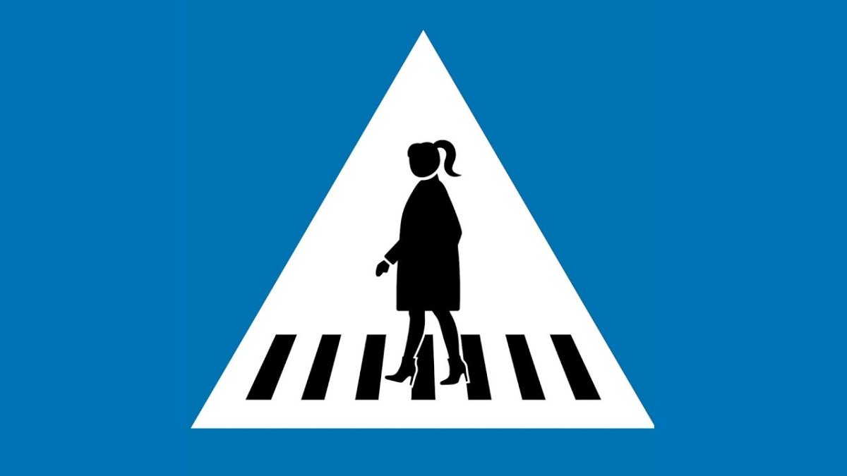 Знак пешеходный переход