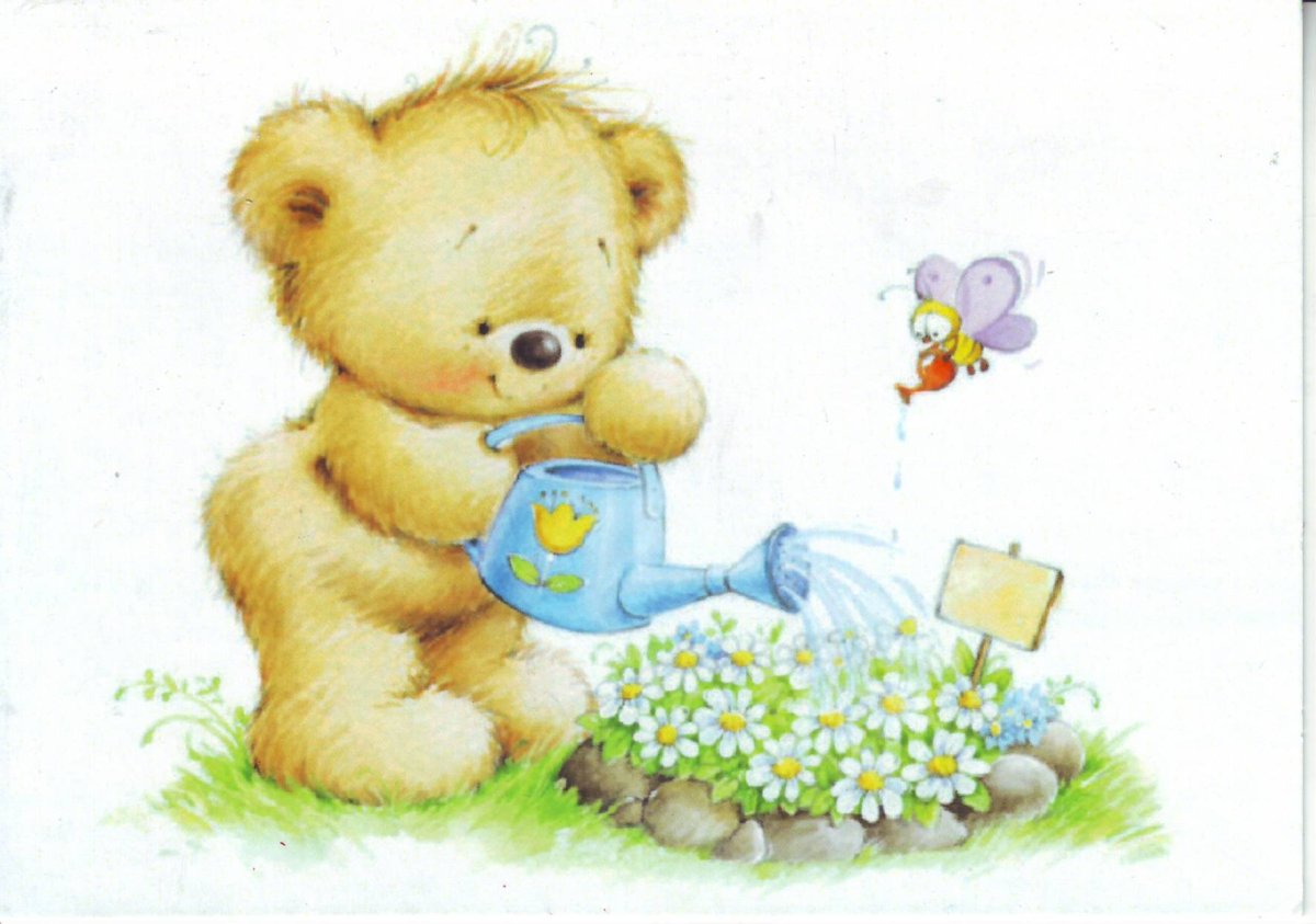 Картинки Марины Федотовой мишки