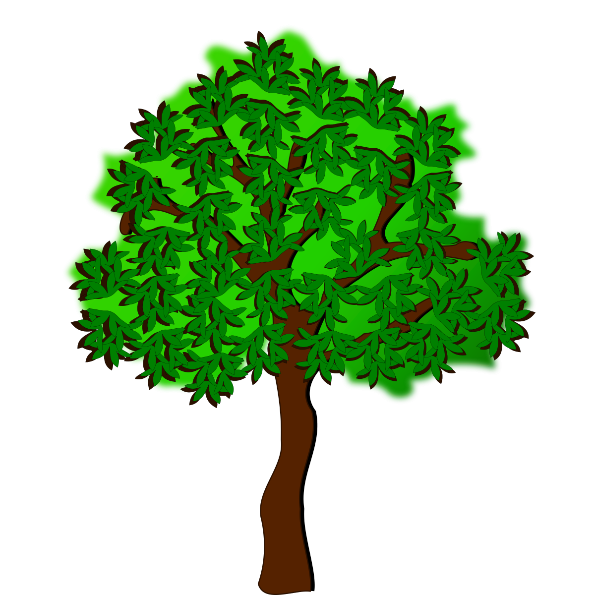 Мультяшные деревья