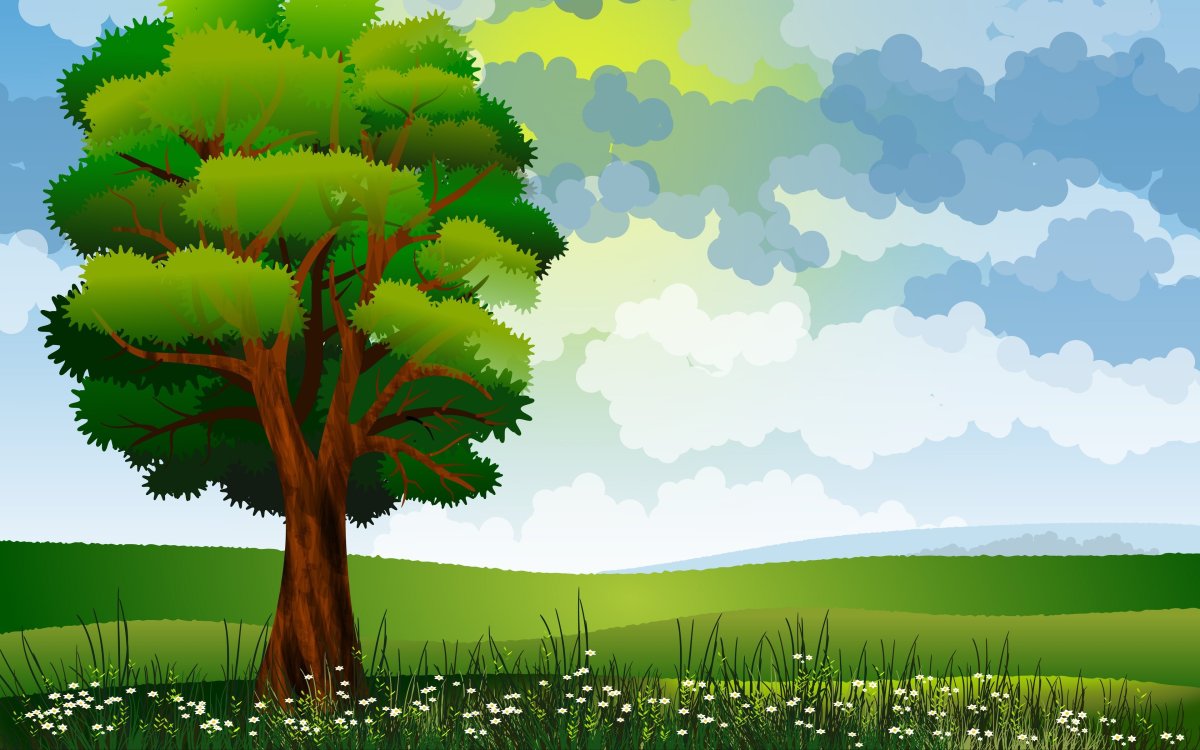 Дерево рисунок