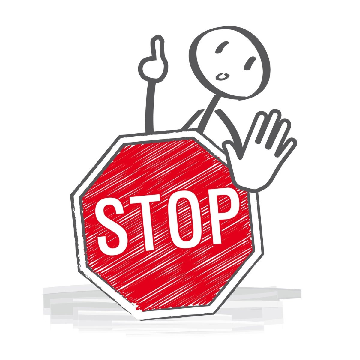 Знак стоп для детей