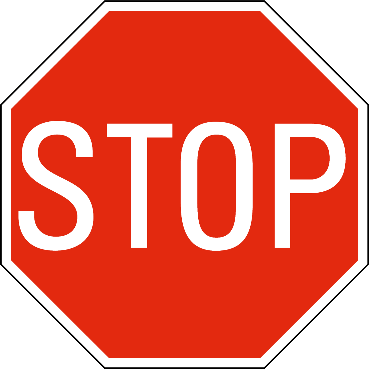 Дорожный знак stop
