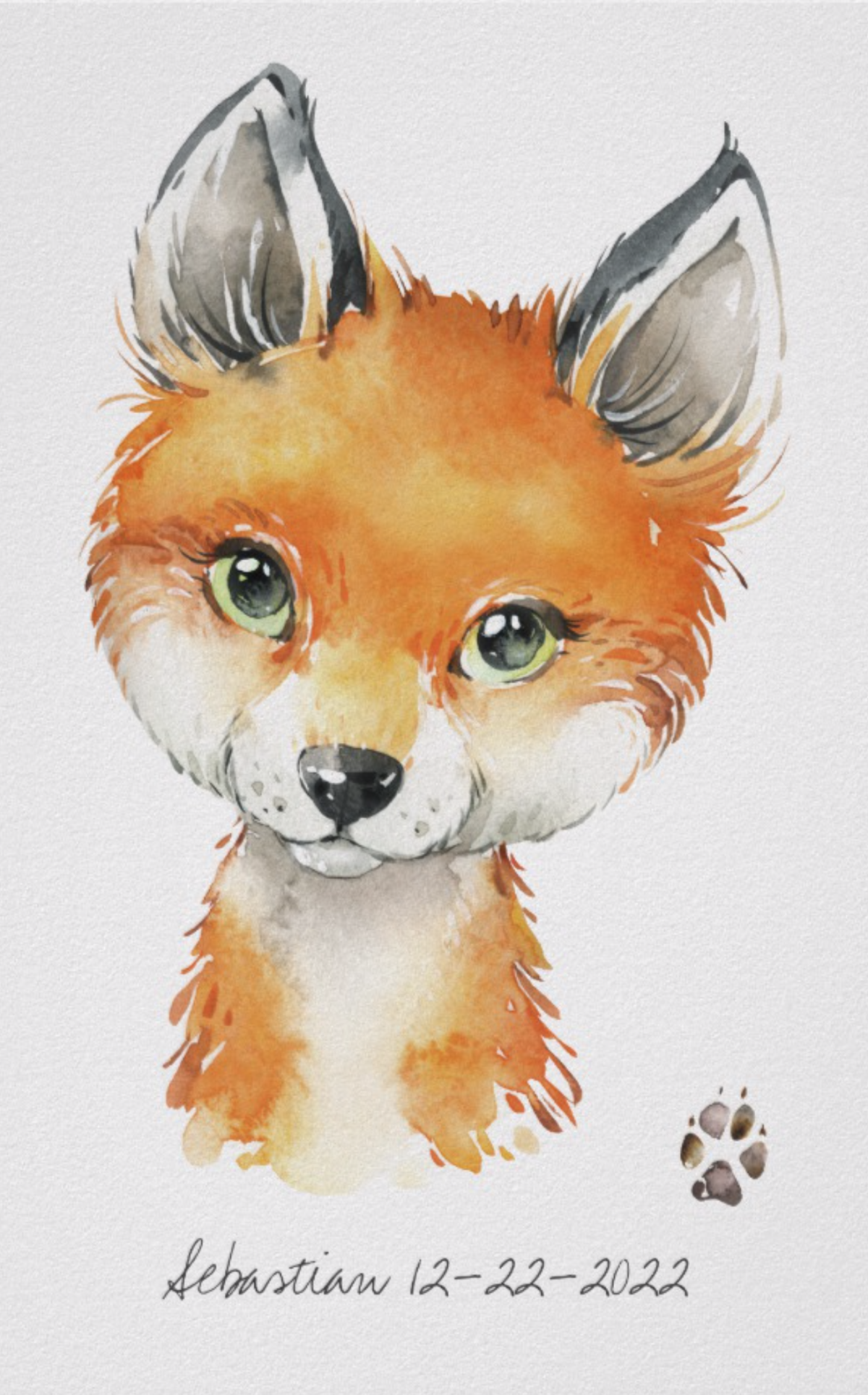 Акварельные зверята